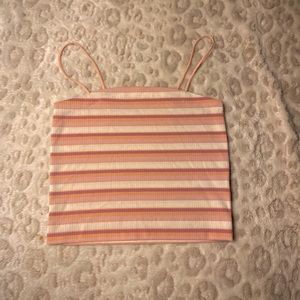 American Eagle xs striped crop top
